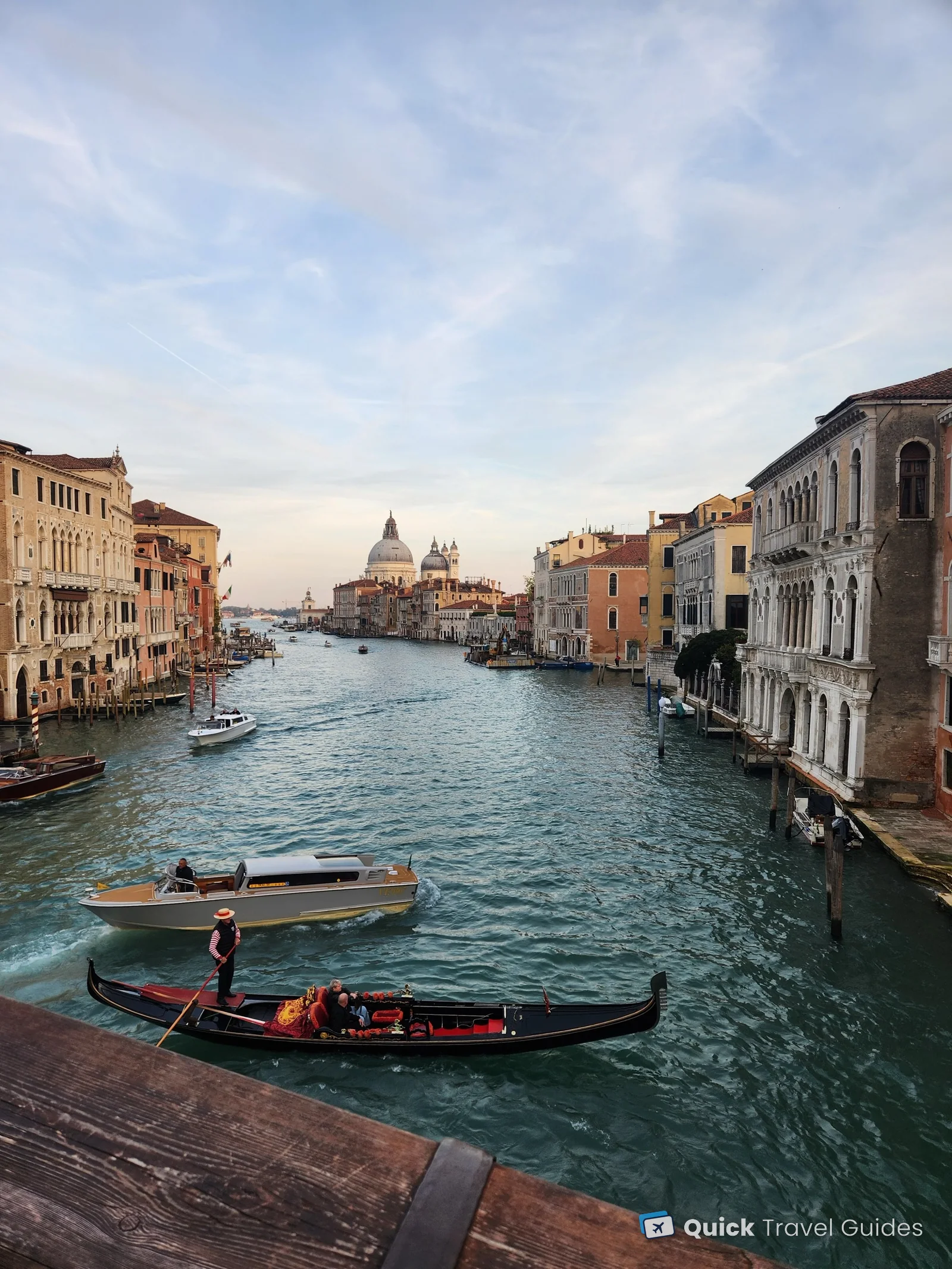 The Grand Canal from the Accademia Bridge, looking toward Santa Maria della Salute, Venice