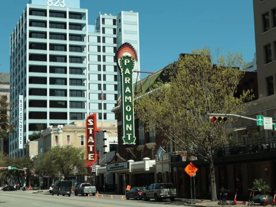 A view of Austin