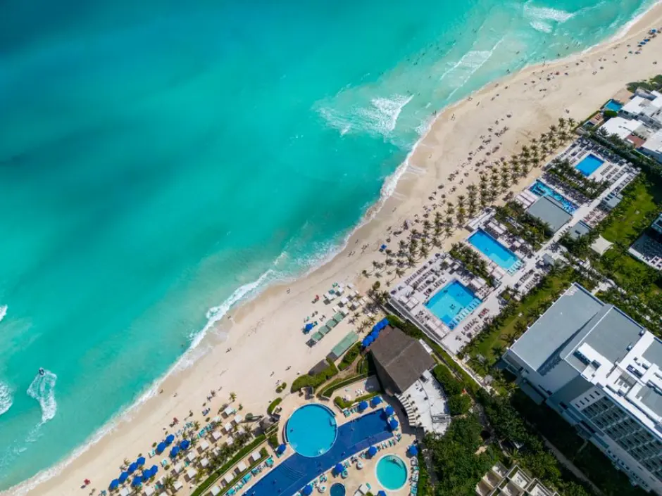A view of Cancun