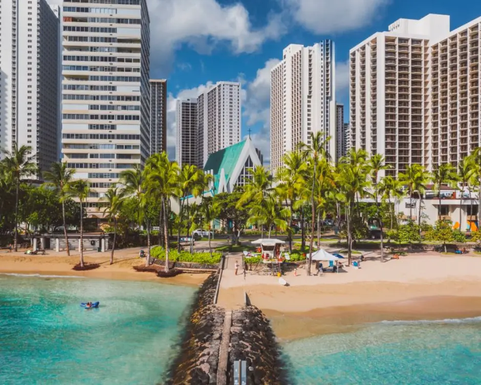 A view of Honolulu