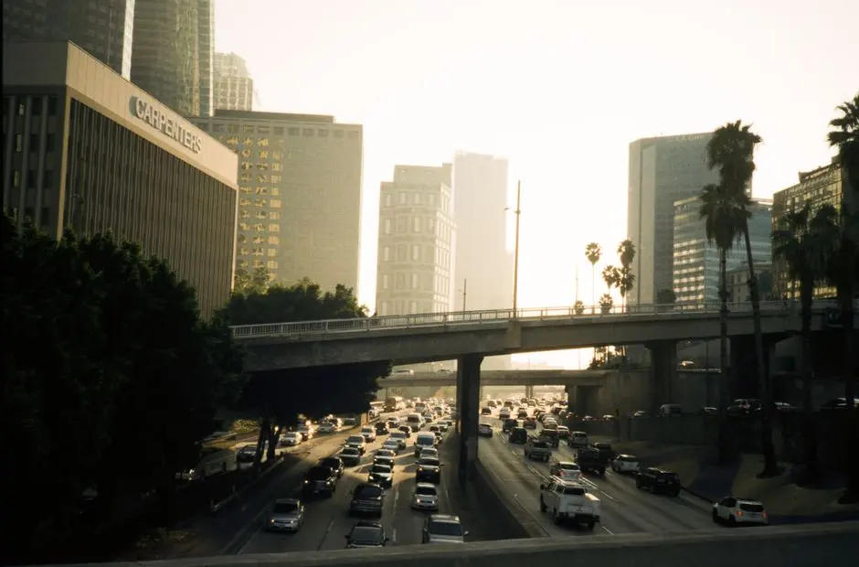 A view of Los Angeles