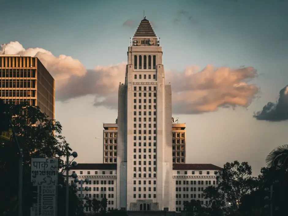 A view of Los Angeles