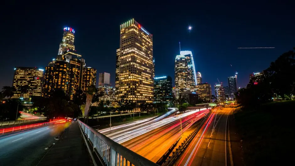 A view of Los Angeles