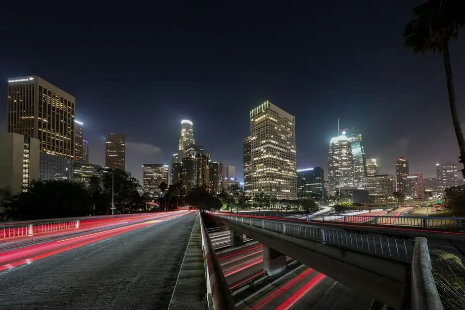 A view of Los Angeles