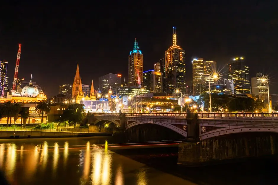 A view of Melbourne
