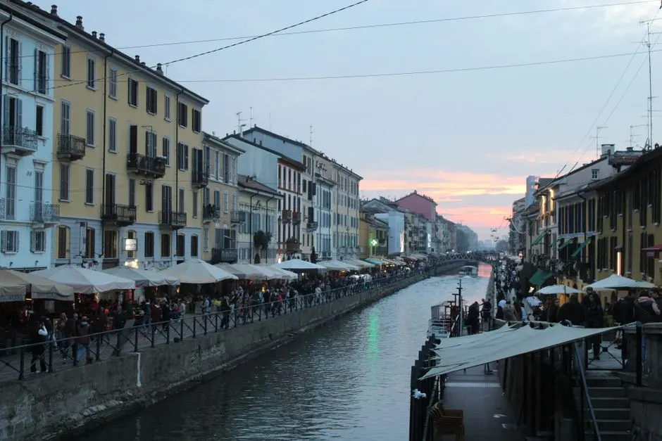 A view of Milan