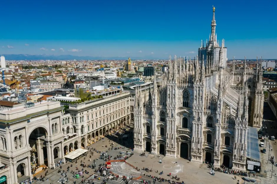 A view of Milan