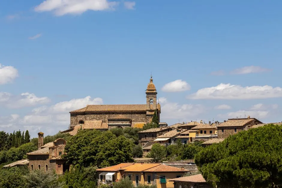 A view of Montalcino