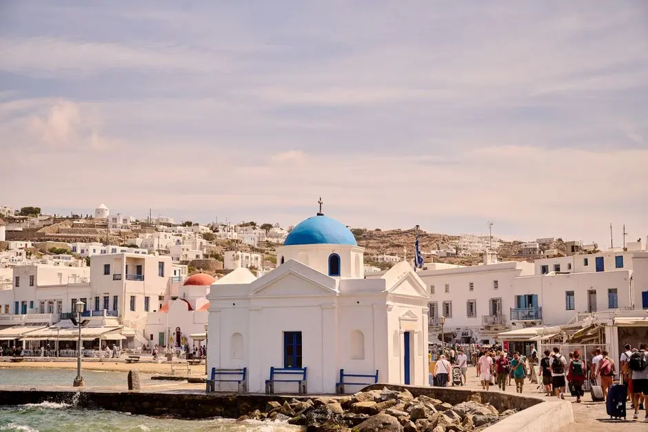 A view of Mykonos