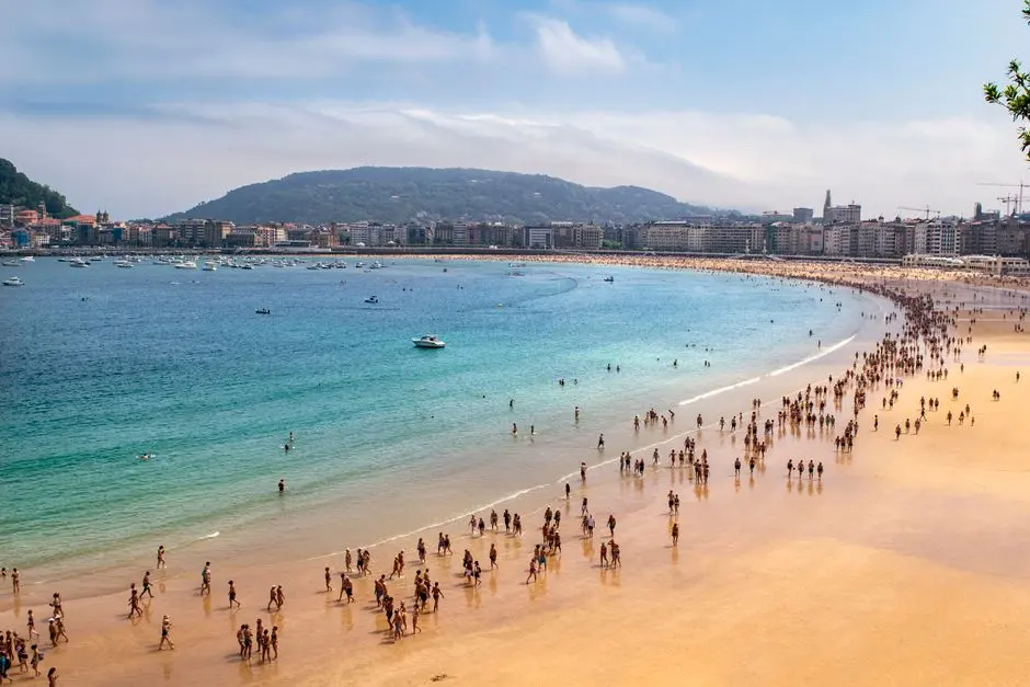 A view of San Sebastián
