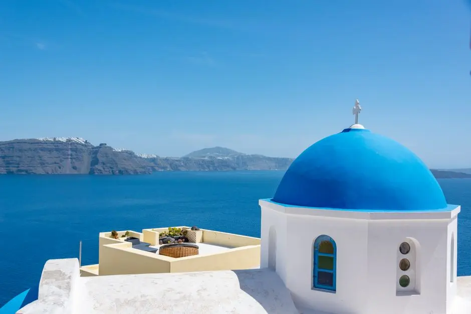 A view of Santorini