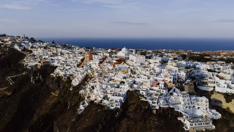 A view of Santorini