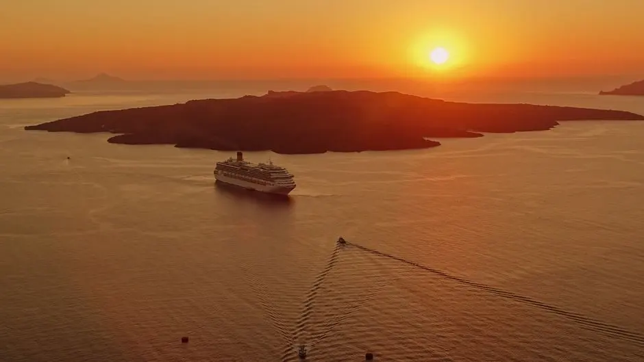 A view of Santorini