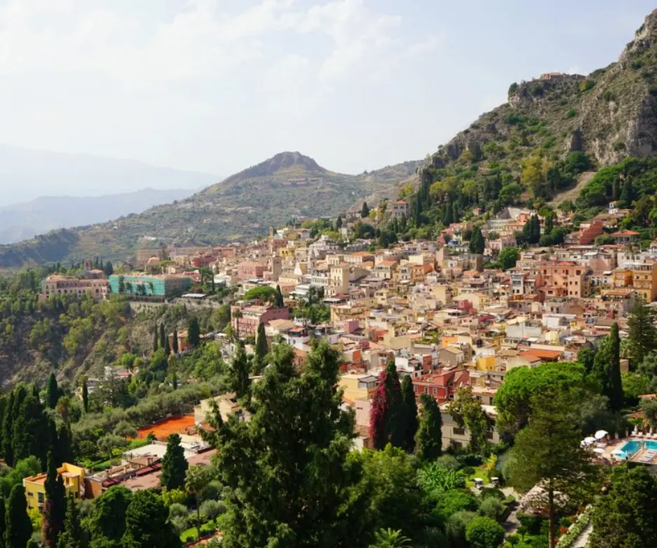 A view of Taormina