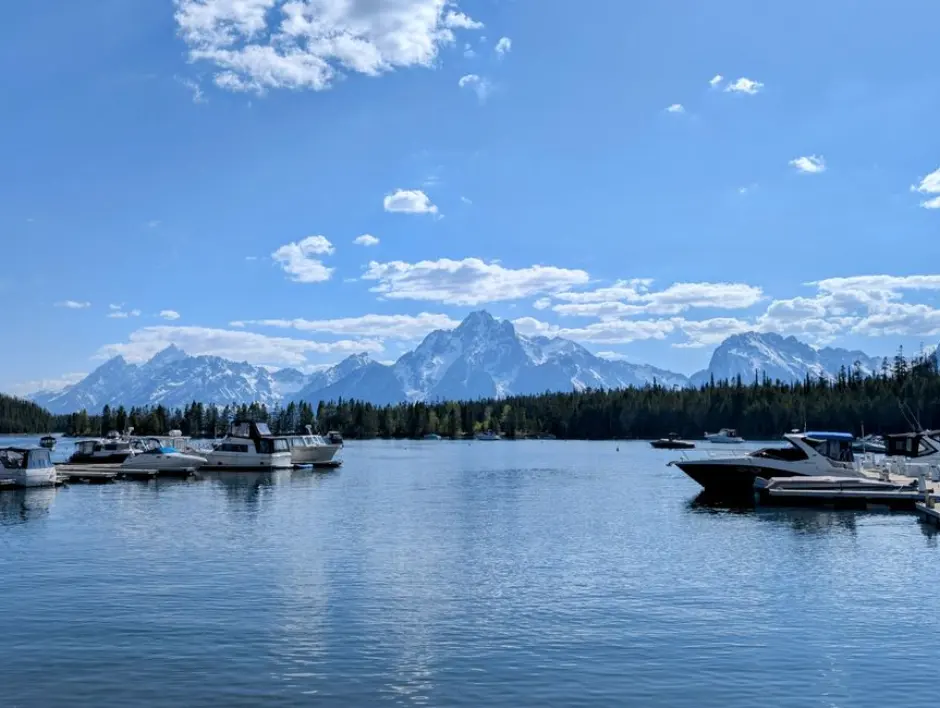 A view of Teton Village