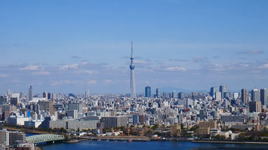 A view of Tokyo